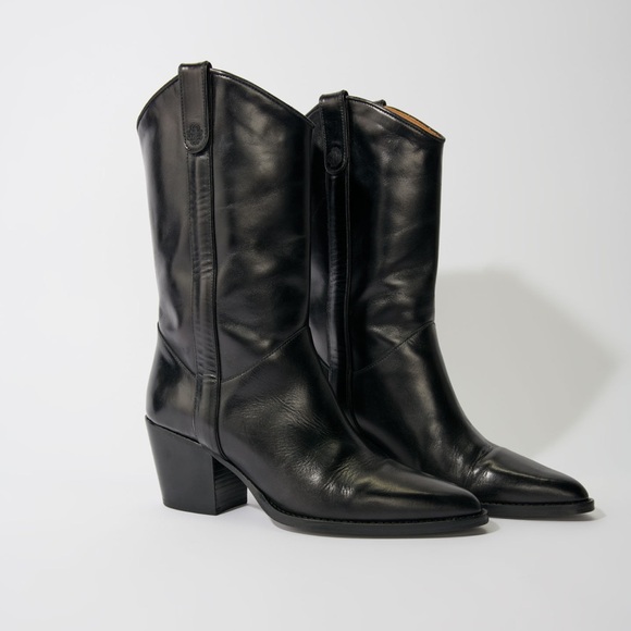 Maje Leather Boots - Picture 9 of 16